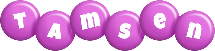 Tamsen candy-purple logo