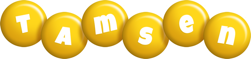 Tamsen candy-yellow logo