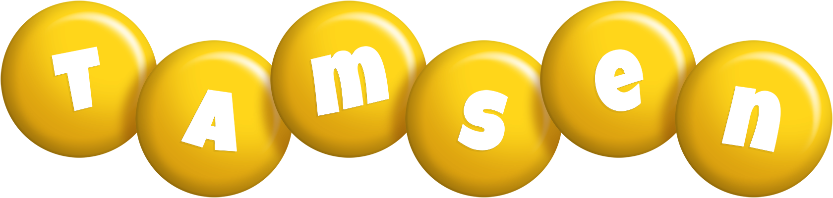 Tamsen candy-yellow logo
