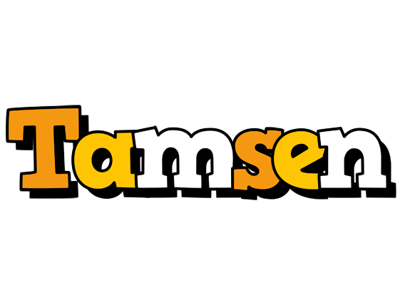 Tamsen cartoon logo