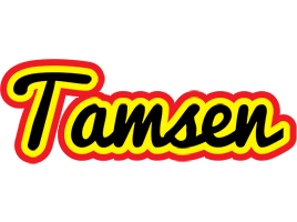 Tamsen flaming logo