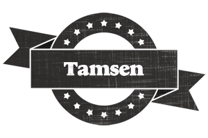 Tamsen grunge logo