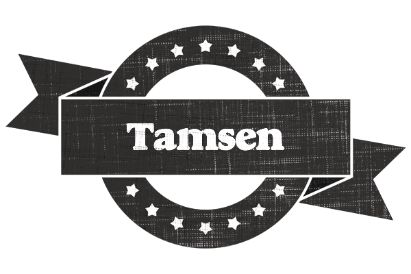 Tamsen grunge logo