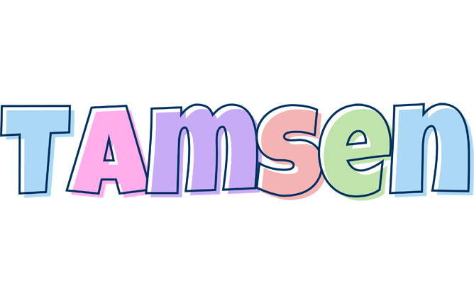 Tamsen pastel logo