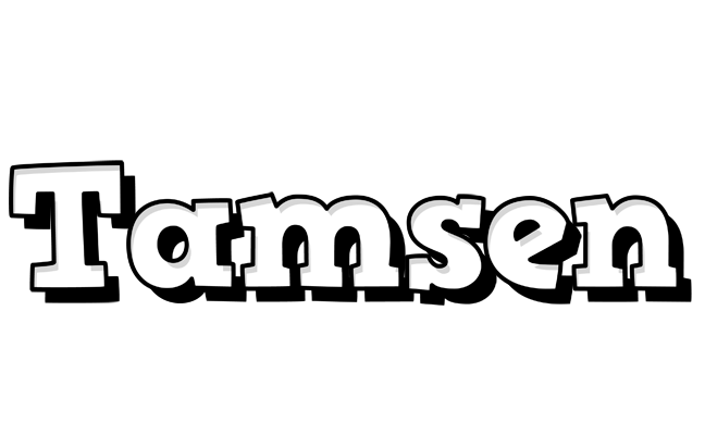 Tamsen snowing logo