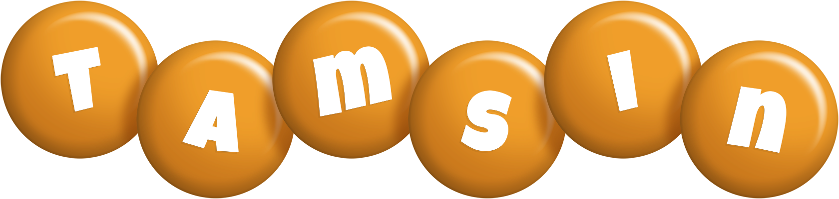 Tamsin candy-orange logo