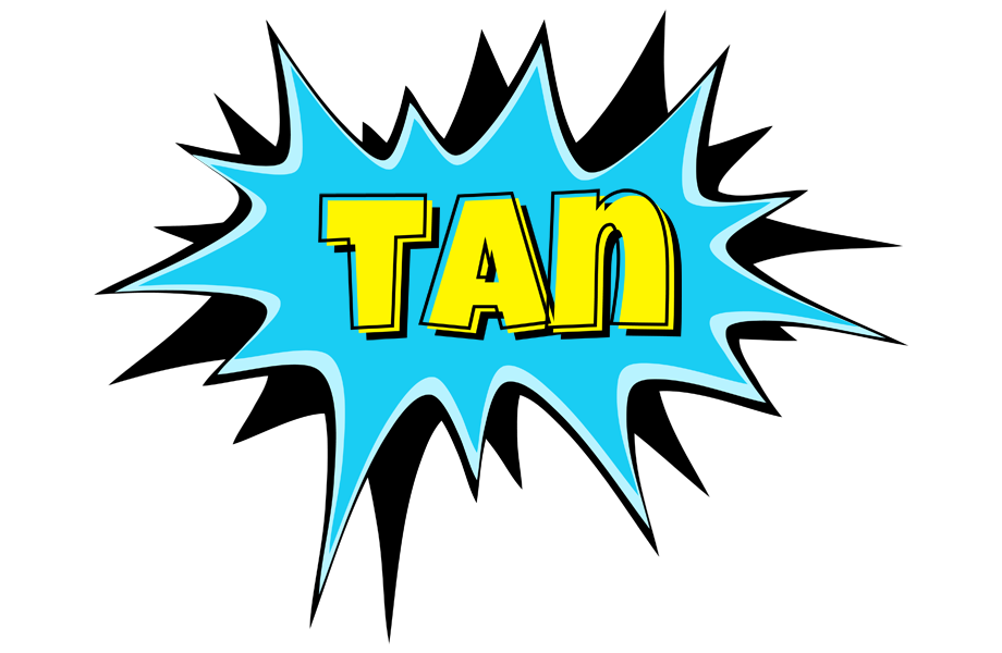 Tan amazing logo