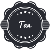 Tan badge logo