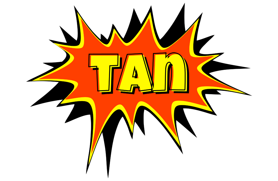 Tan bazinga logo