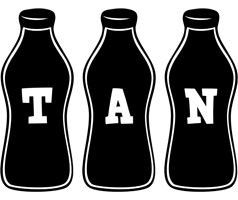 Tan bottle logo