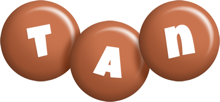 Tan candy-brown logo