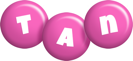 Tan candy-pink logo