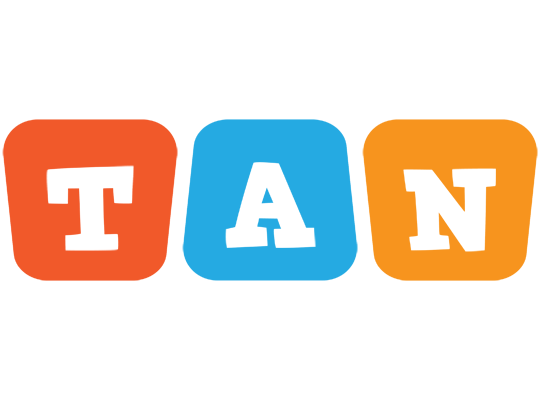 Tan comics logo