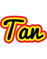 Tan flaming logo