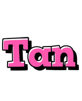 Tan girlish logo