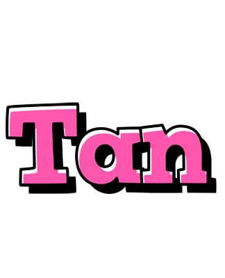 Tan girlish logo