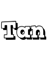Tan snowing logo