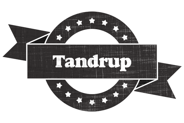 Tandrup grunge logo