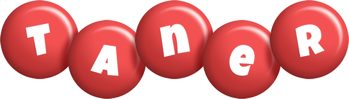 Taner candy-red logo