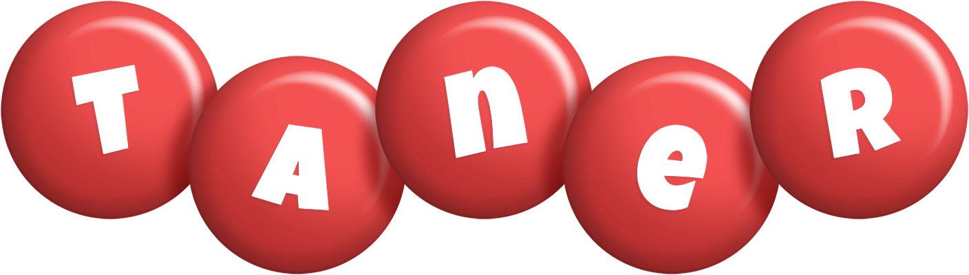 Taner candy-red logo