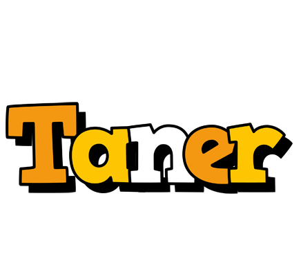 Taner cartoon logo