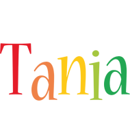 Tania birthday logo