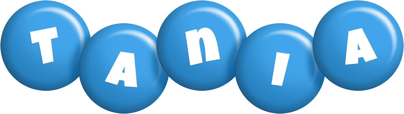 Tania candy-blue logo