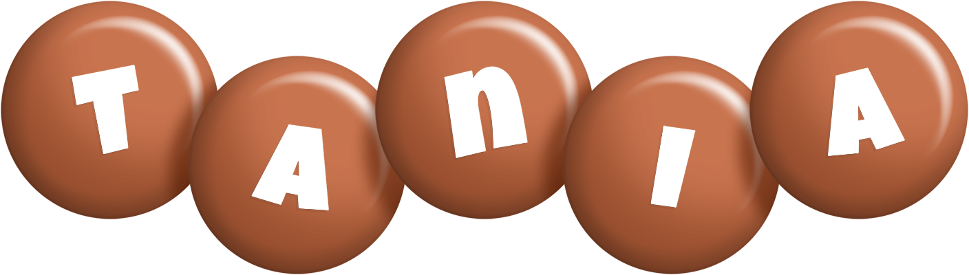 Tania candy-brown logo