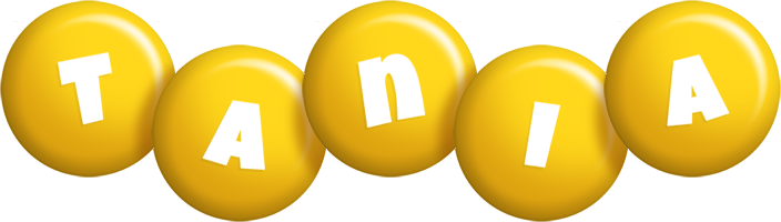 Tania candy-yellow logo