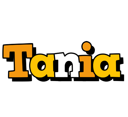 Tania cartoon logo