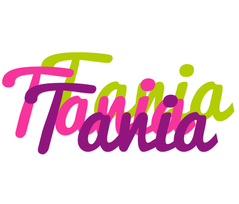Tania flowers logo