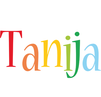 Tanija birthday logo