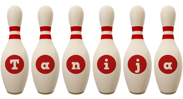 Tanija bowling-pin logo