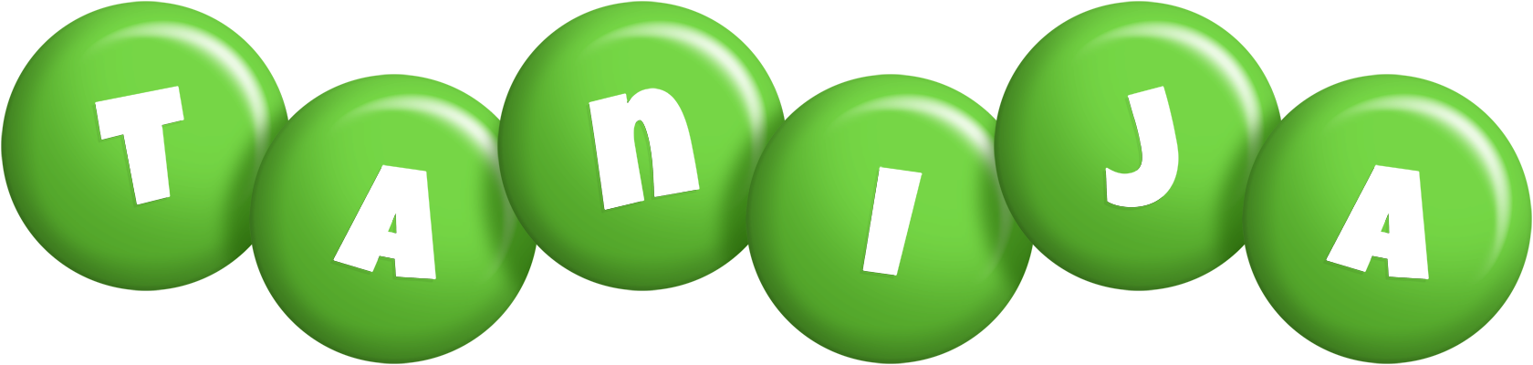 Tanija candy-green logo