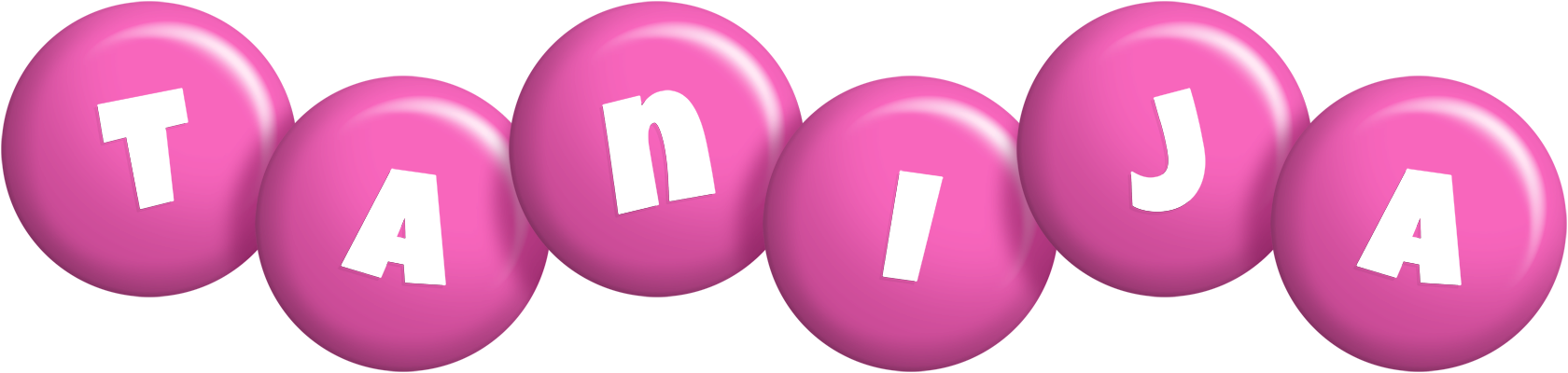 Tanija candy-pink logo