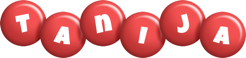 Tanija candy-red logo