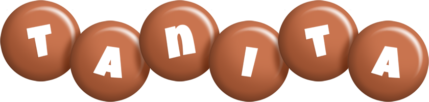 Tanita candy-brown logo