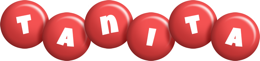 Tanita candy-red logo