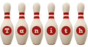 Tanith bowling-pin logo