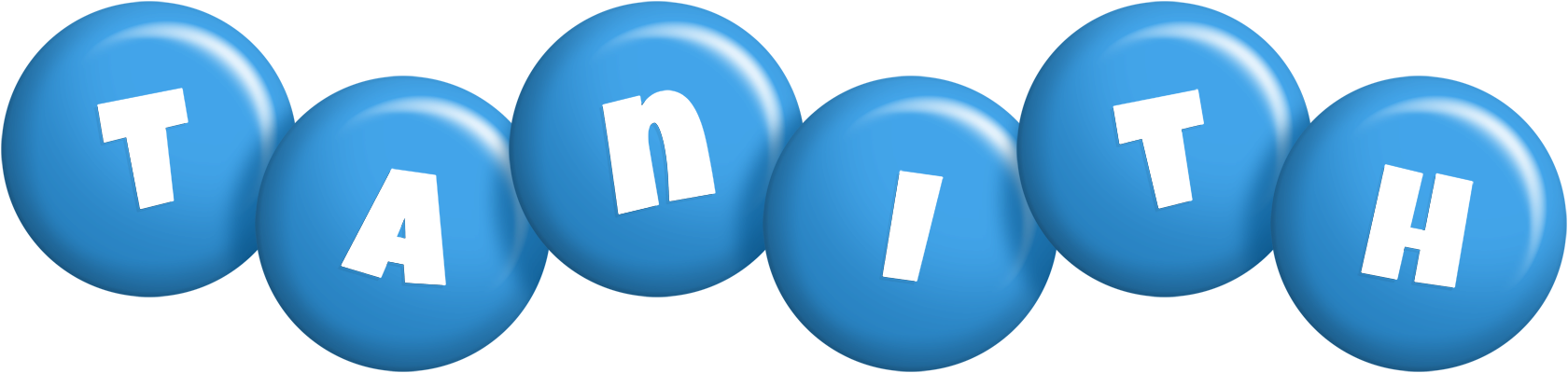 Tanith candy-blue logo