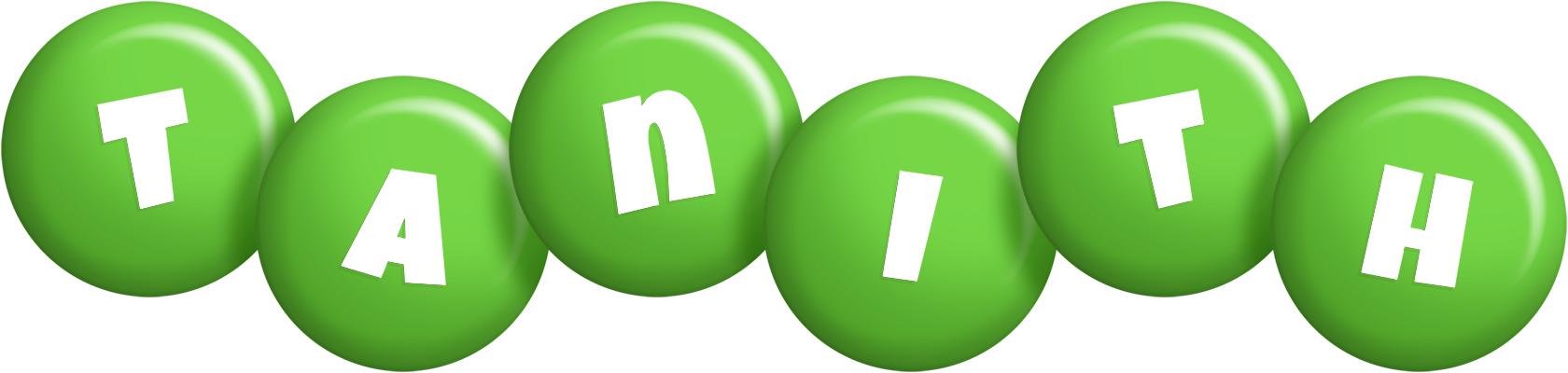 Tanith candy-green logo