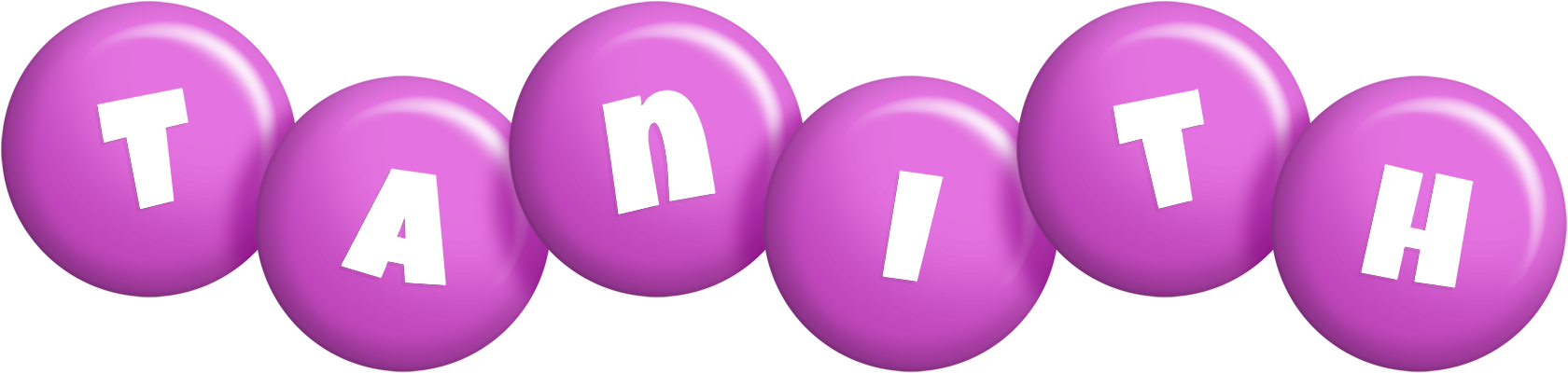 Tanith candy-purple logo