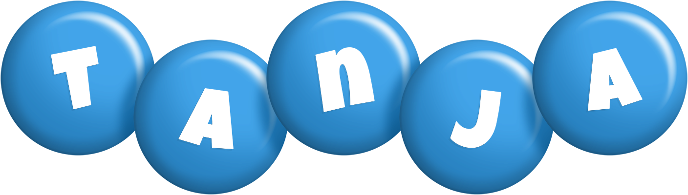 Tanja candy-blue logo