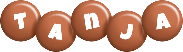Tanja candy-brown logo