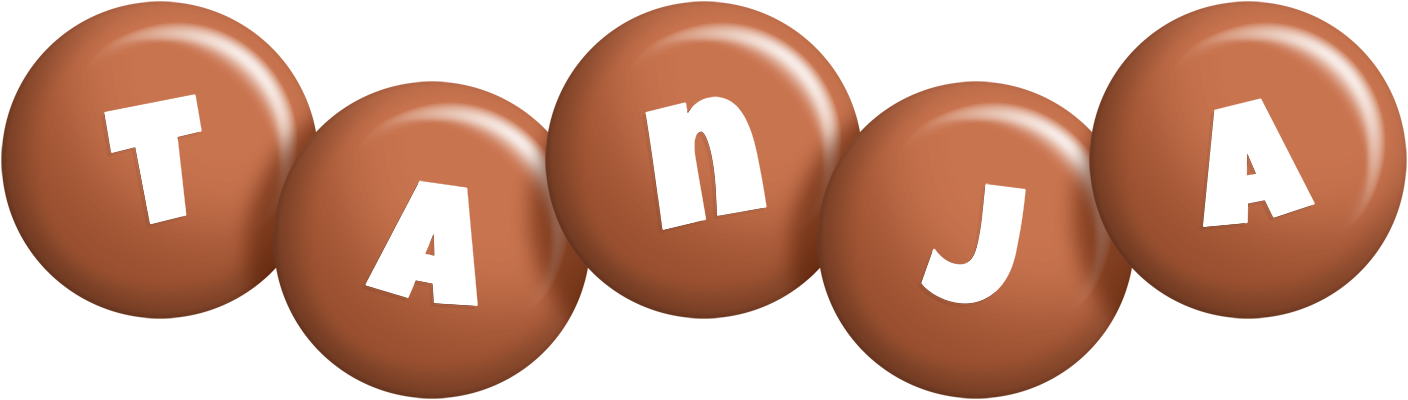 Tanja candy-brown logo
