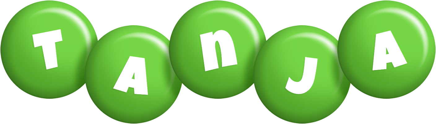 Tanja candy-green logo