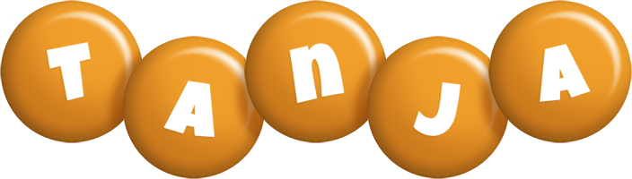 Tanja candy-orange logo