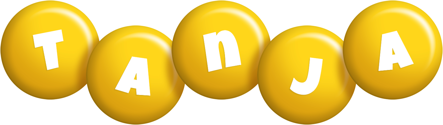 Tanja candy-yellow logo