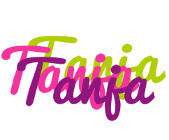 Tanja flowers logo