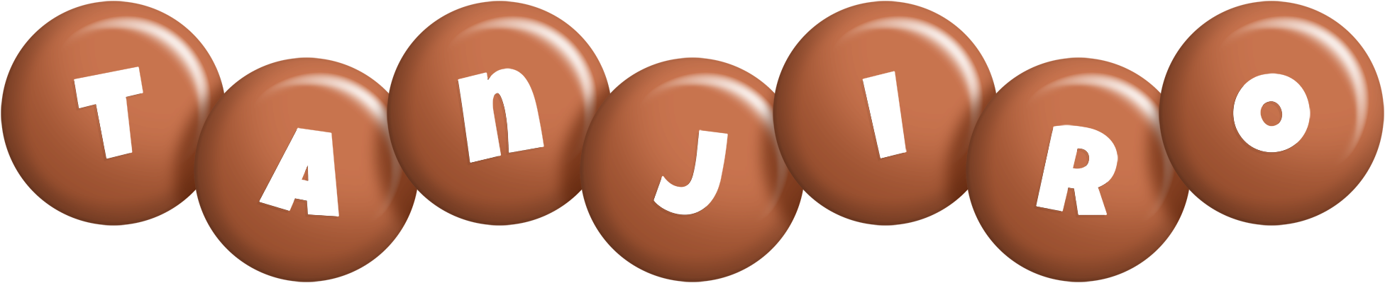 Tanjiro candy-brown logo